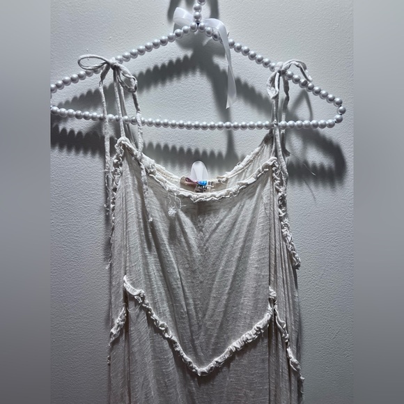 Free People Off White Beach Maxi Dress women’s size Medium - Picture 6 of 6